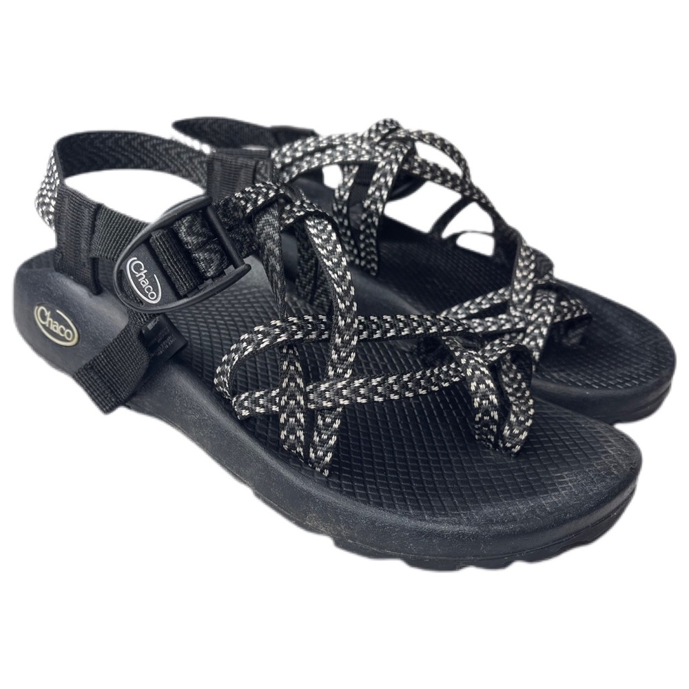 Chaco Women's Shoes Chaco Zx2 Classic Black/Gray/White SZ 8 W - Picture 1 of 5